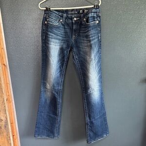 Miss Me Dark Blue Boot Cut Jeans